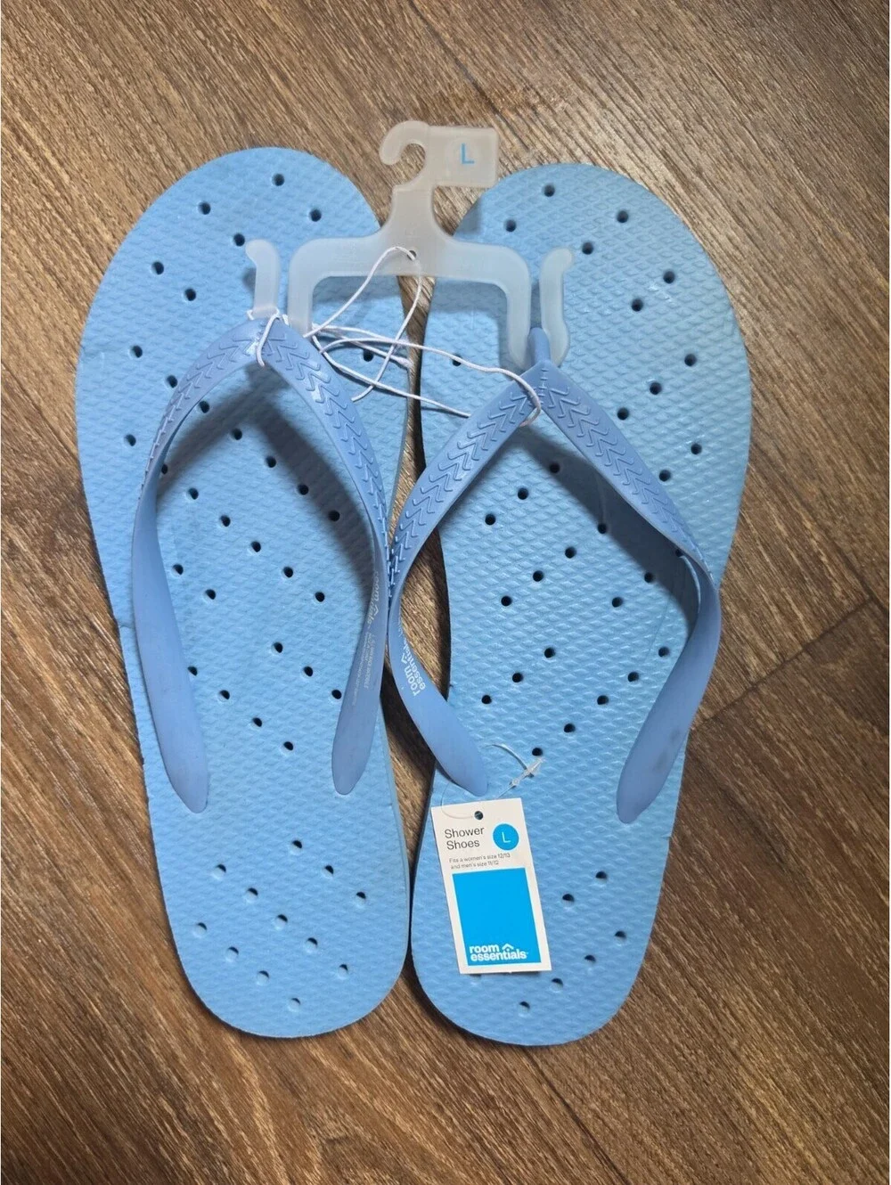 Room Essentials Camp Shower Water Draining Flip Flops M 11/12 W 12/13, # 59